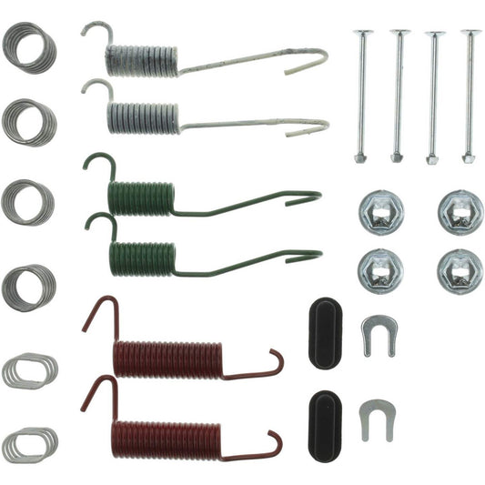 Top View of Rear Drum Brake Hardware Kit CENTRIC 118.61015