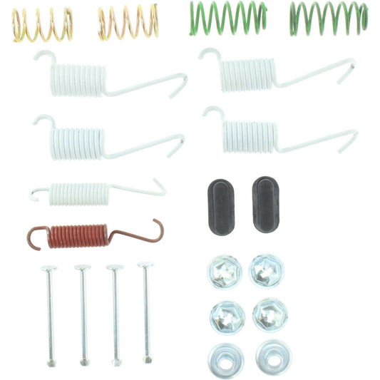 Top View of Front Drum Brake Hardware Kit CENTRIC 118.62005