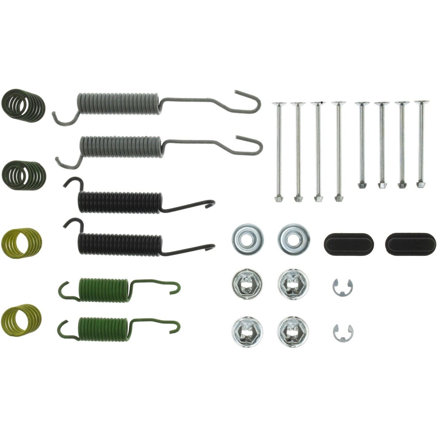 Top View of Rear Drum Brake Hardware Kit CENTRIC 118.62007