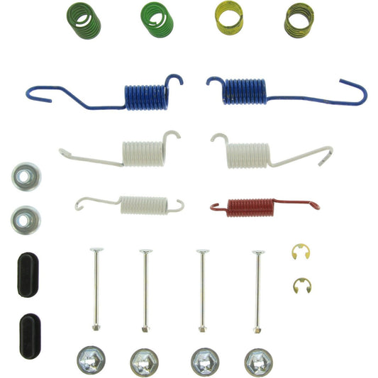 Top View of Front Drum Brake Hardware Kit CENTRIC 118.62009