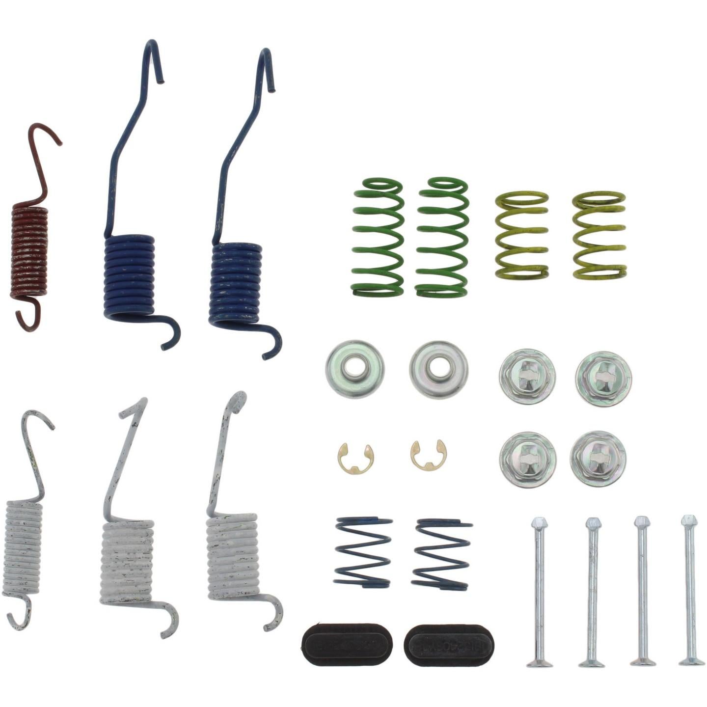 Top View of Rear Drum Brake Hardware Kit CENTRIC 118.62010