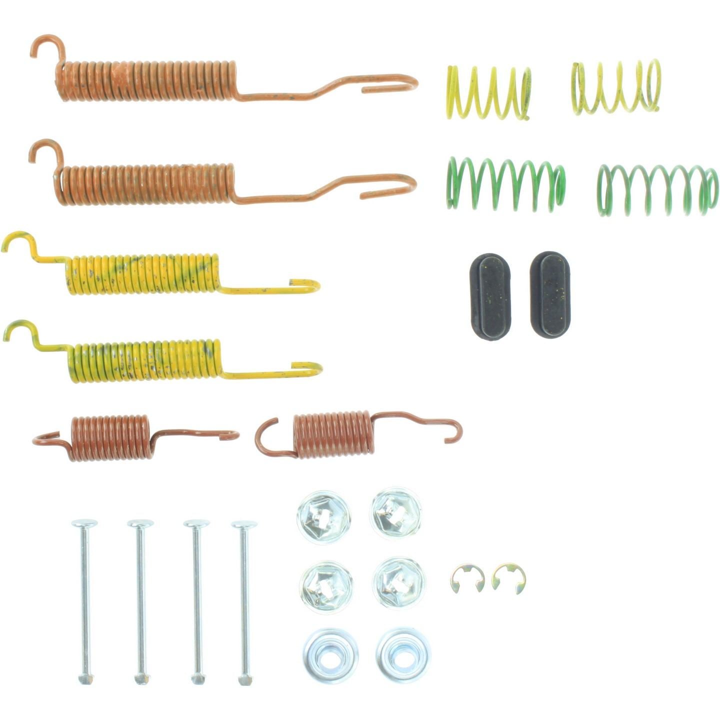 Top View of Rear Drum Brake Hardware Kit CENTRIC 118.62013