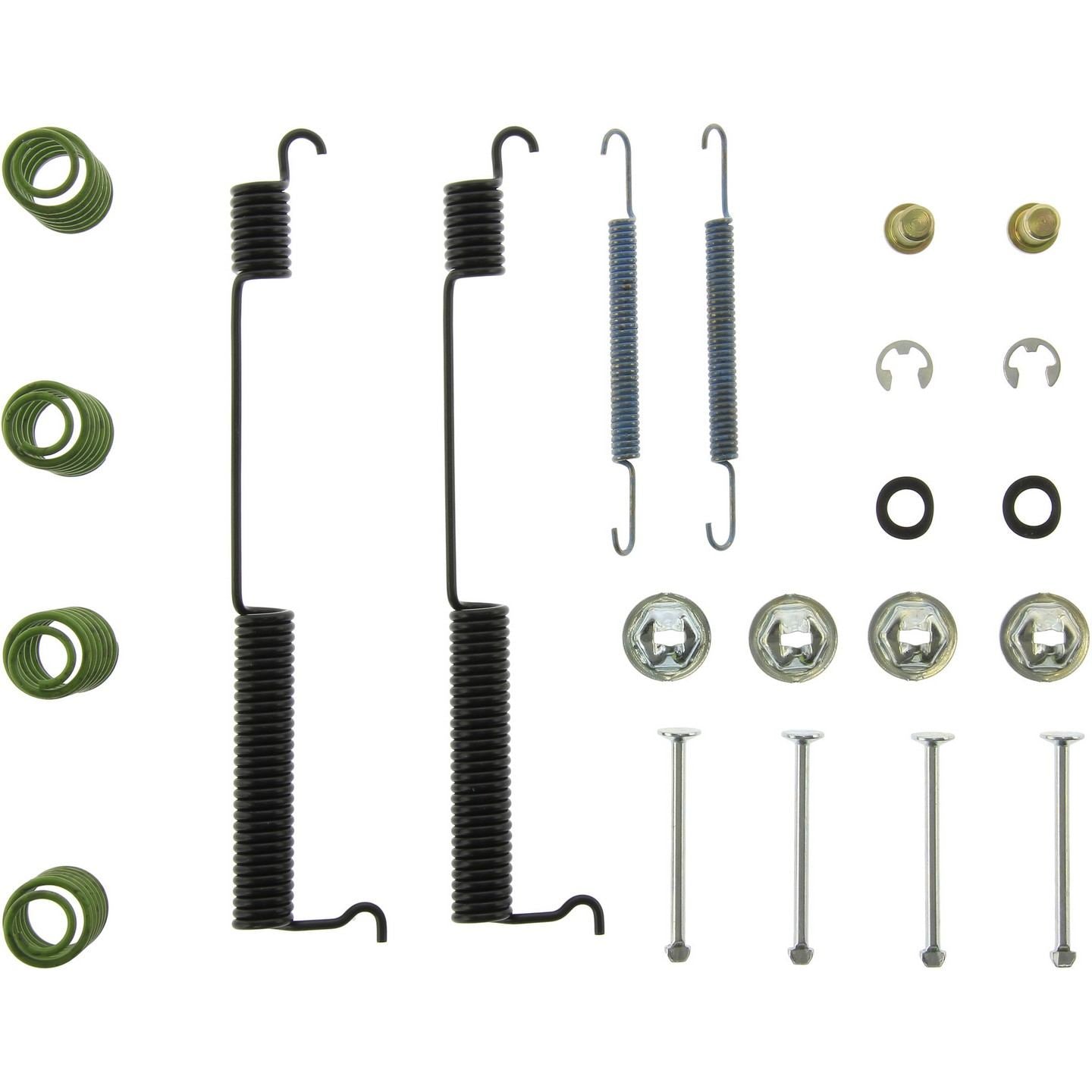 Top View of Rear Drum Brake Hardware Kit CENTRIC 118.62027