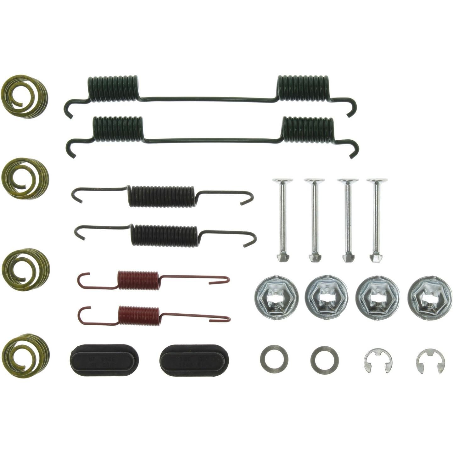 Top View of Rear Drum Brake Hardware Kit CENTRIC 118.63011