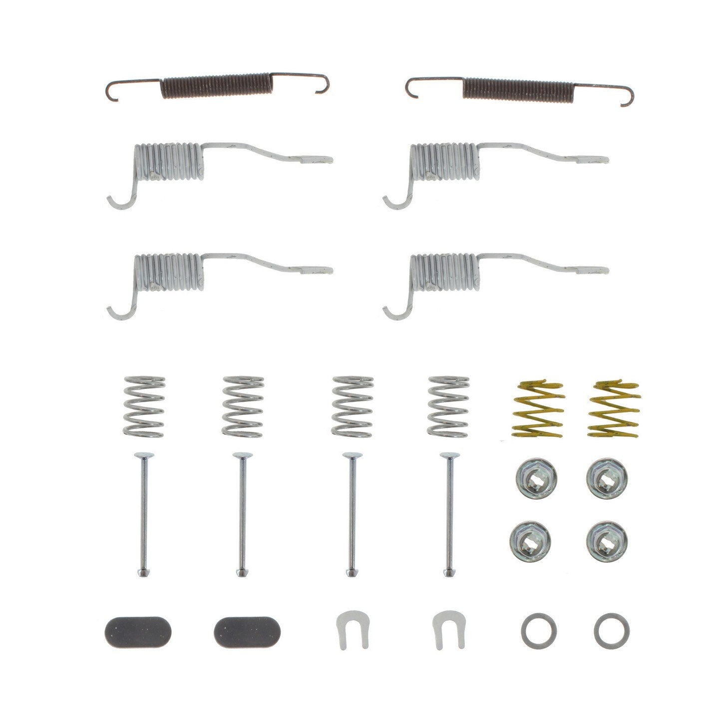 Top View of Rear Drum Brake Hardware Kit CENTRIC 118.63012