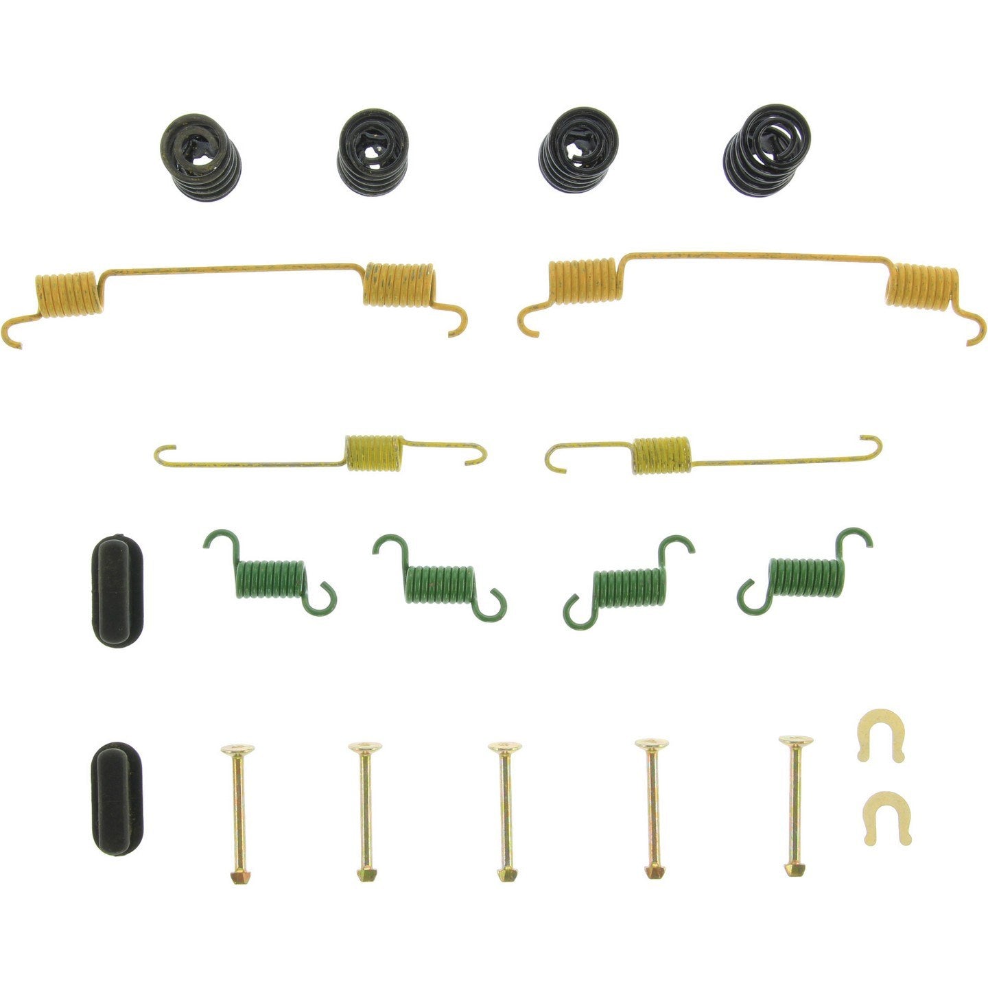 Top View of Rear Drum Brake Hardware Kit CENTRIC 118.63013