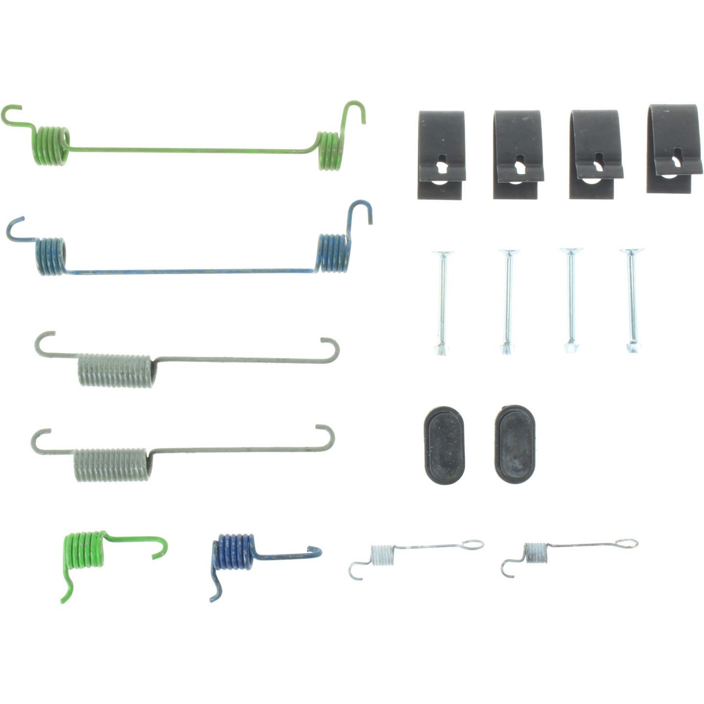 Top View of Rear Drum Brake Hardware Kit CENTRIC 118.63015