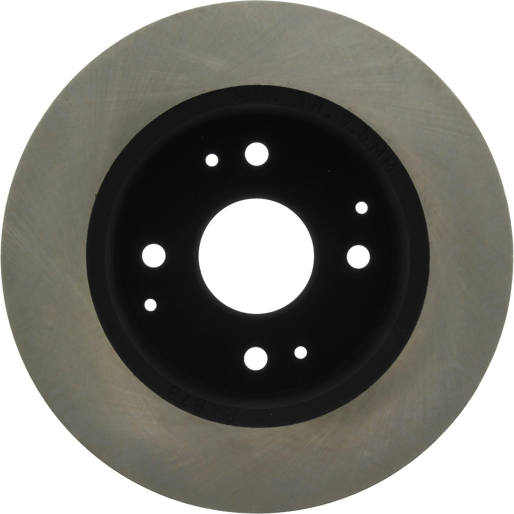 Back View of Rear Disc Brake Rotor CENTRIC 121.40035