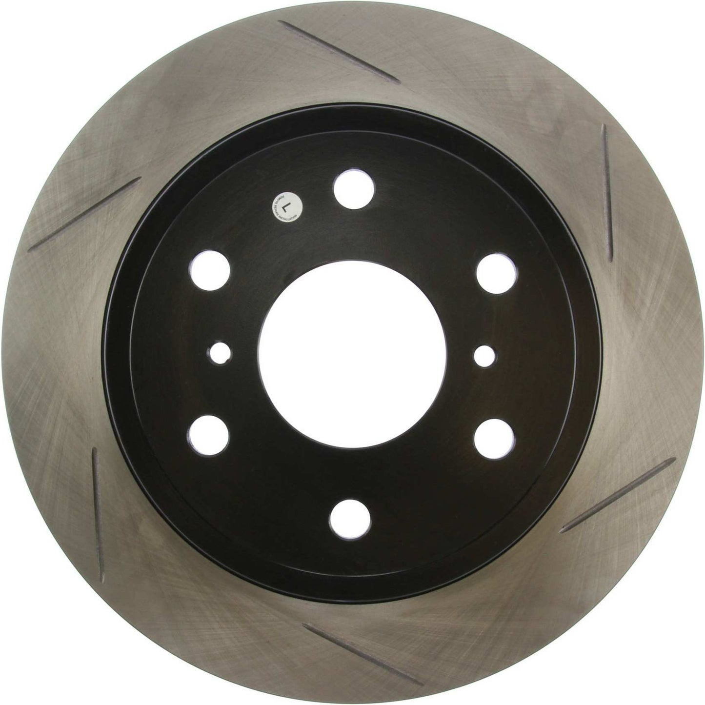 Front View of Rear Left Disc Brake Rotor CENTRIC 126.66065SL