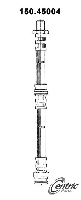 Front View of Front Brake Hydraulic Hose CENTRIC 150.45004