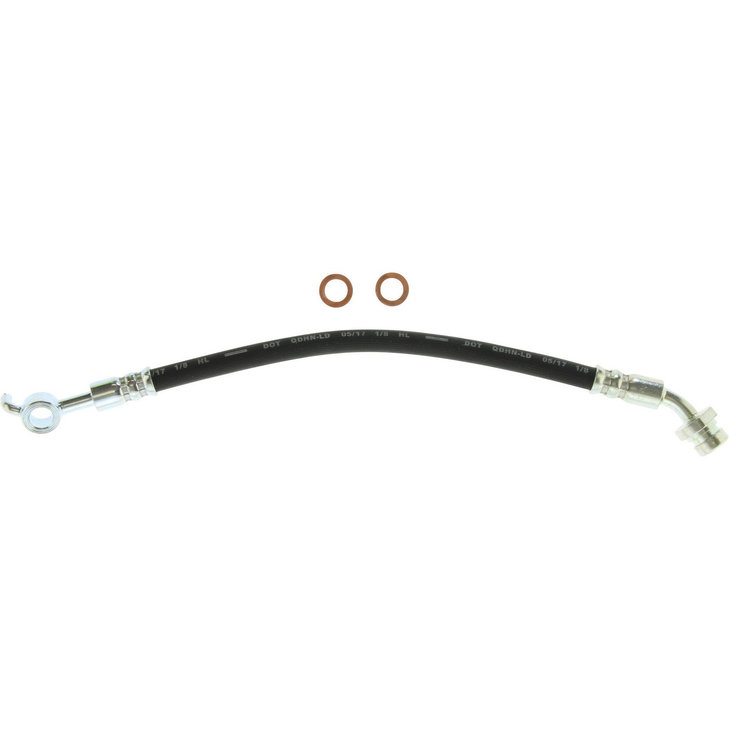 Side View of Rear Right Brake Hydraulic Hose CENTRIC 150.51365