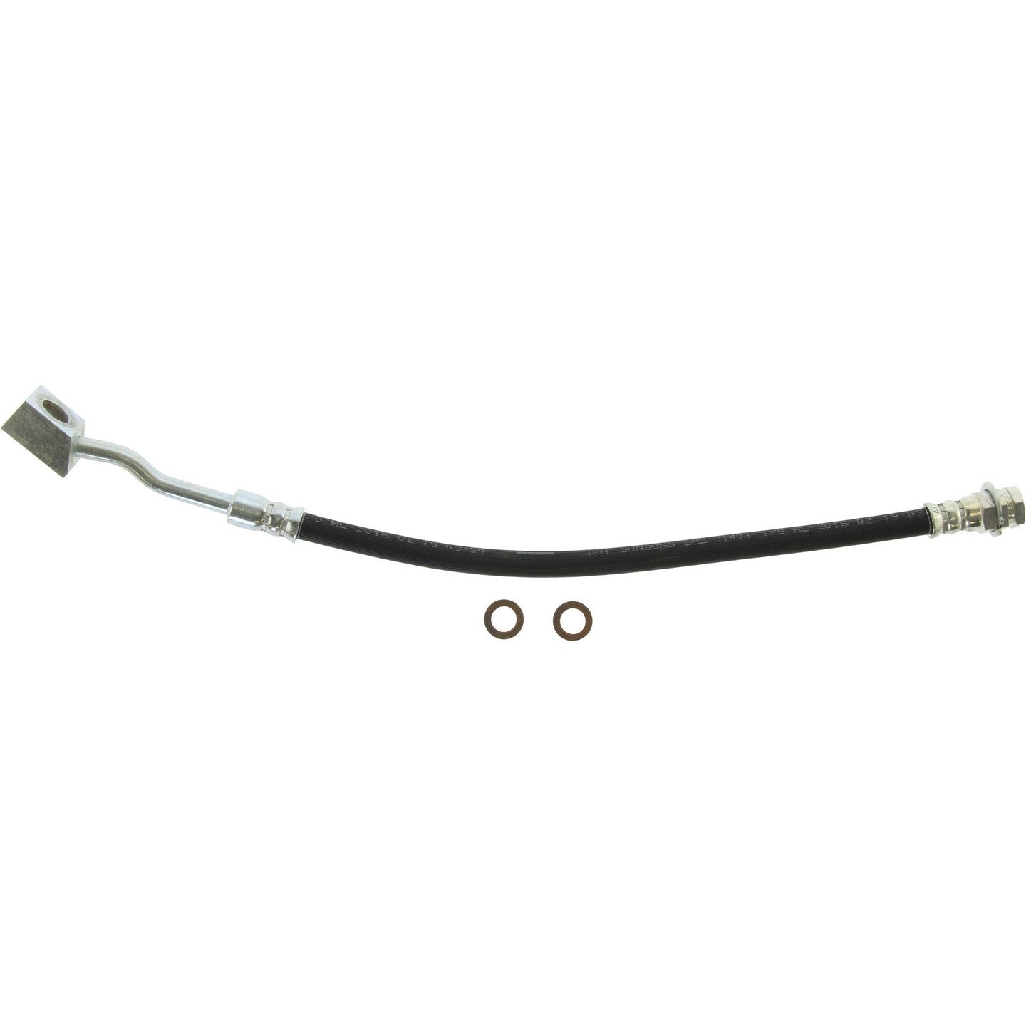 Side View of Front Brake Hydraulic Hose CENTRIC 150.63009