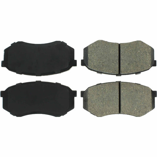 Top View of Front Disc Brake Pad Set CENTRIC 300.03890