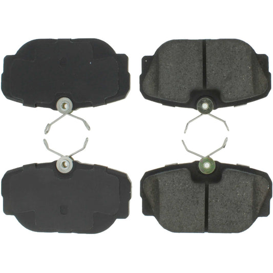 Top View of Rear Disc Brake Pad Set CENTRIC 300.04930