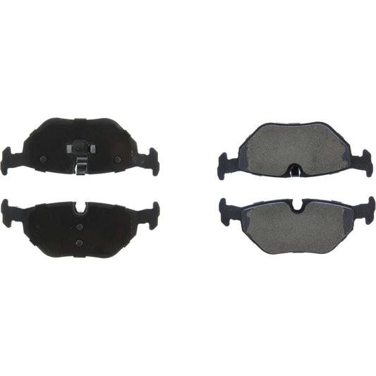 Top View of Rear Disc Brake Pad Set CENTRIC 300.06922