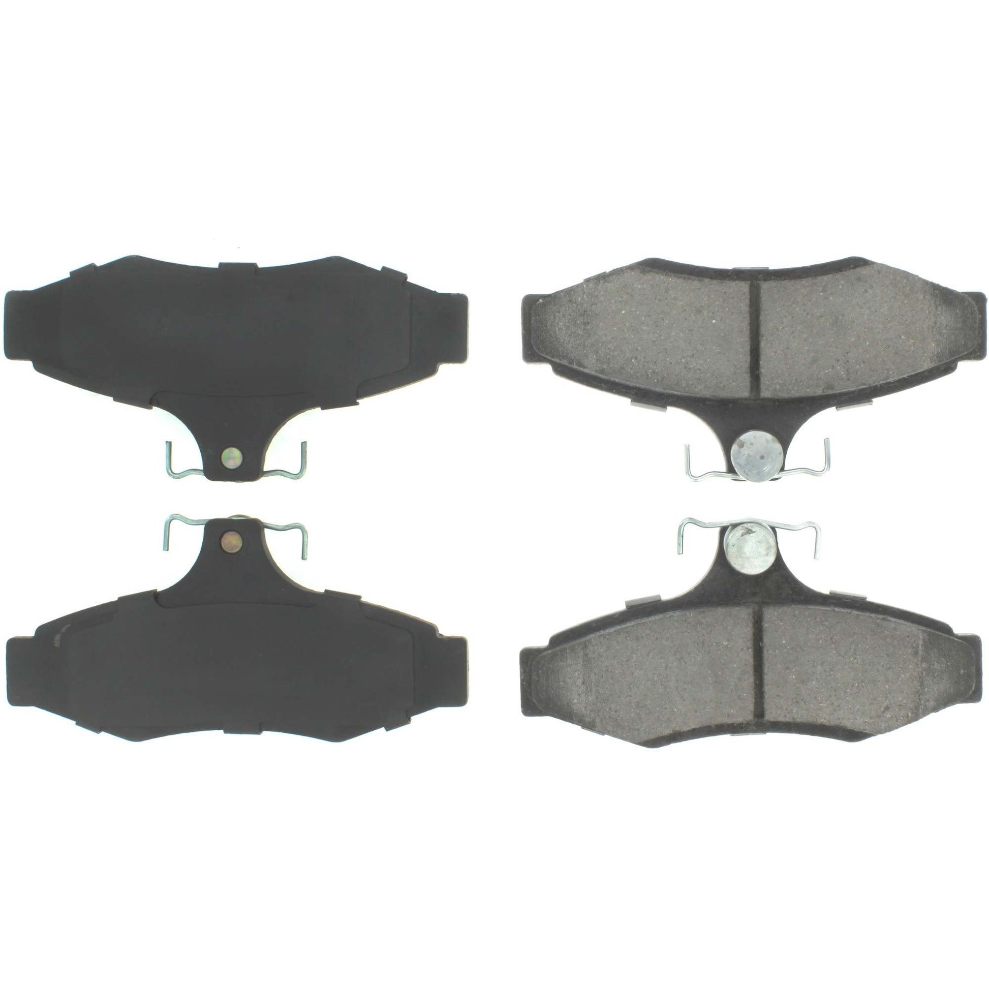 Top View of Rear Disc Brake Pad Set CENTRIC 300.07240