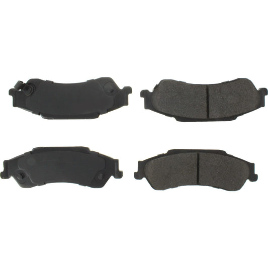 Top View of Rear Disc Brake Pad Set CENTRIC 300.07290