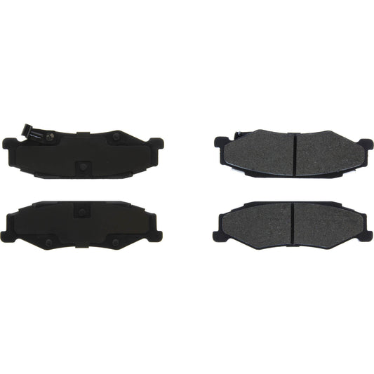 Top View of Rear Disc Brake Pad Set CENTRIC 300.07320