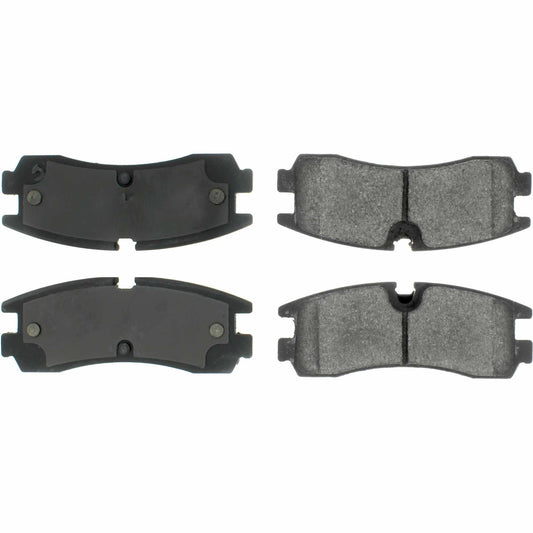 Top View of Rear Disc Brake Pad Set CENTRIC 300.07540