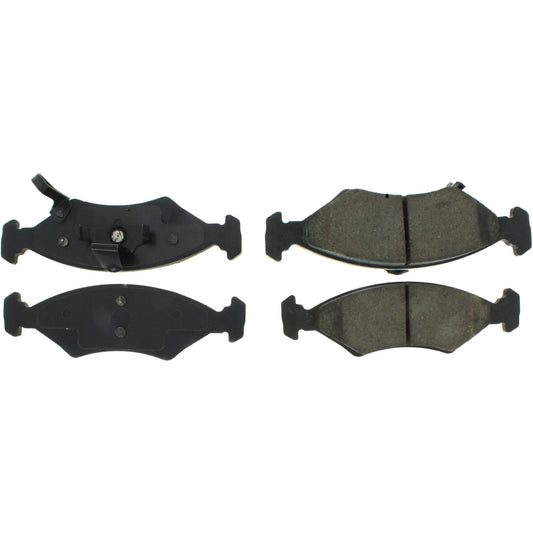 Top View of Front Disc Brake Pad Set CENTRIC 300.07660