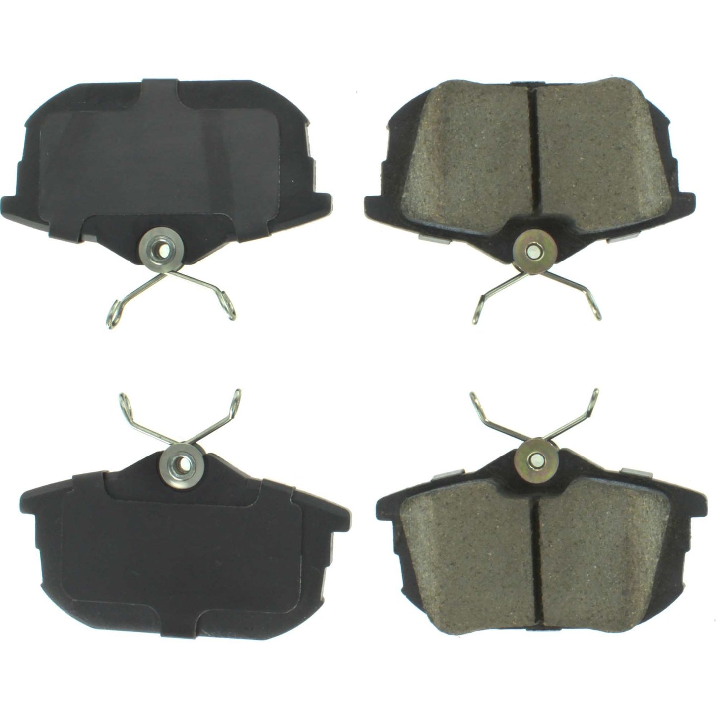 Top View of Rear Disc Brake Pad Set CENTRIC 300.08380