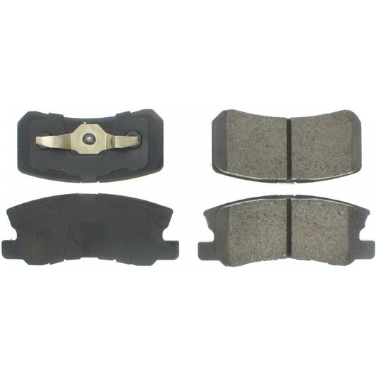 Top View of Rear Disc Brake Pad Set CENTRIC 300.08680