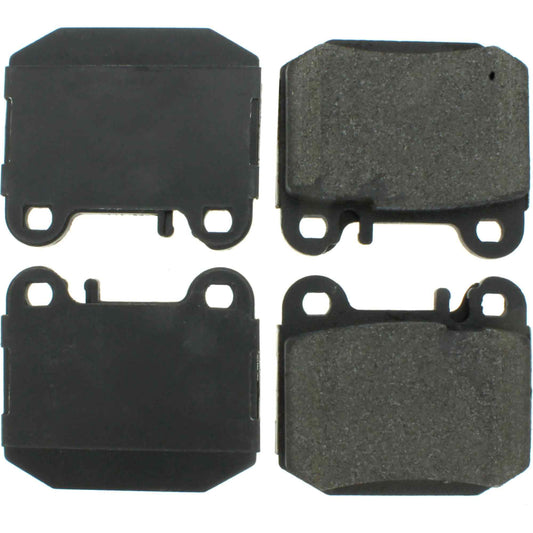 Top View of Rear Disc Brake Pad Set CENTRIC 300.08740