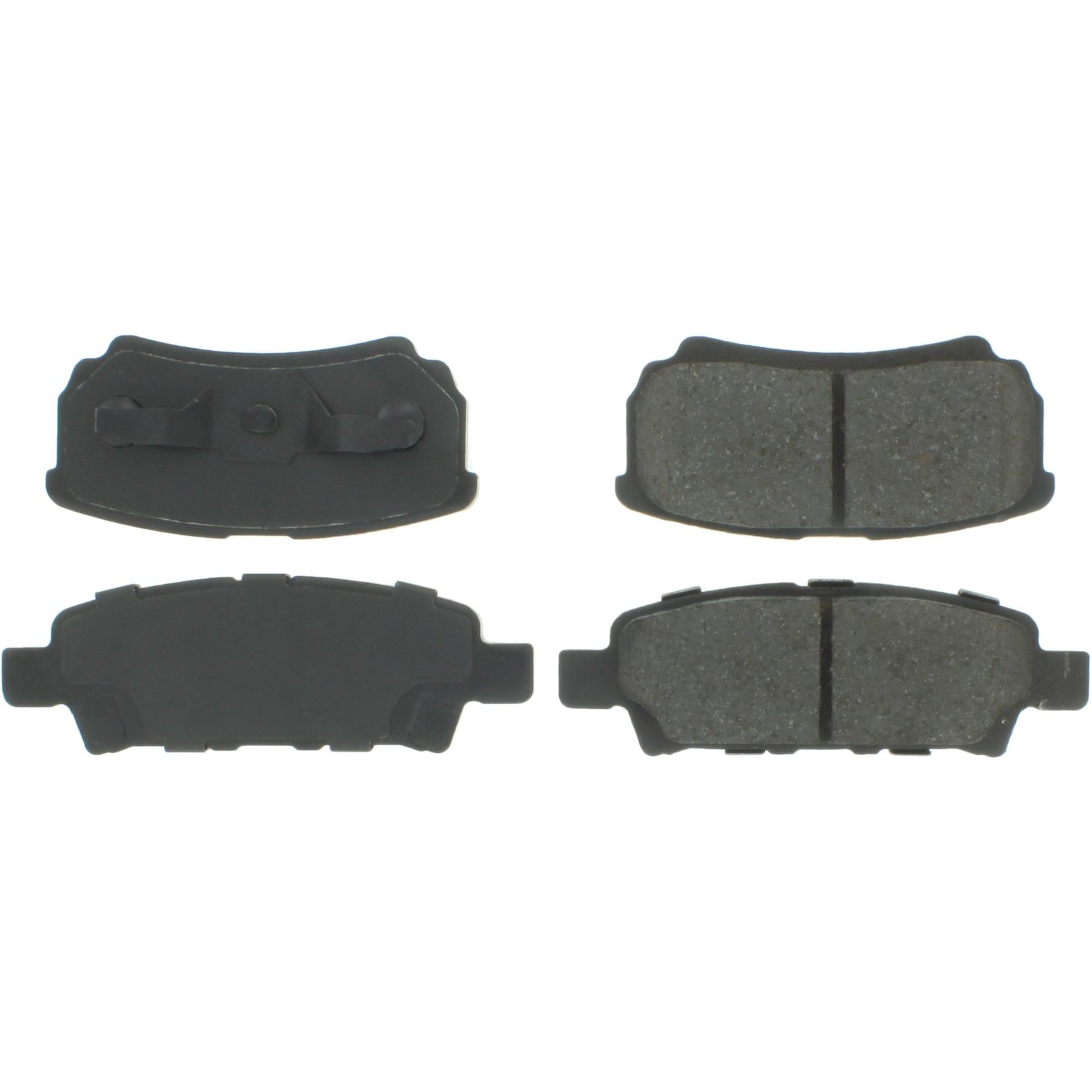 Top View of Rear Disc Brake Pad Set CENTRIC 300.10370