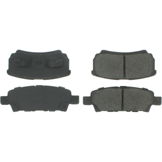 Top View of Rear Disc Brake Pad Set CENTRIC 300.10370