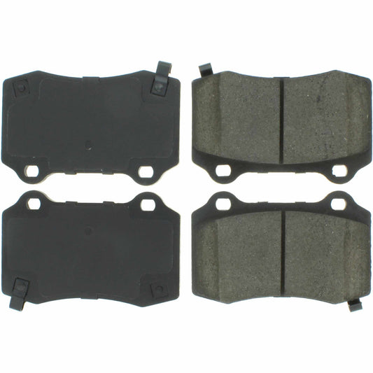 Top View of Rear Disc Brake Pad Set CENTRIC 300.10530