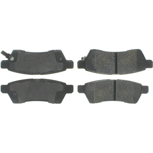 Top View of Rear Disc Brake Pad Set CENTRIC 300.11000