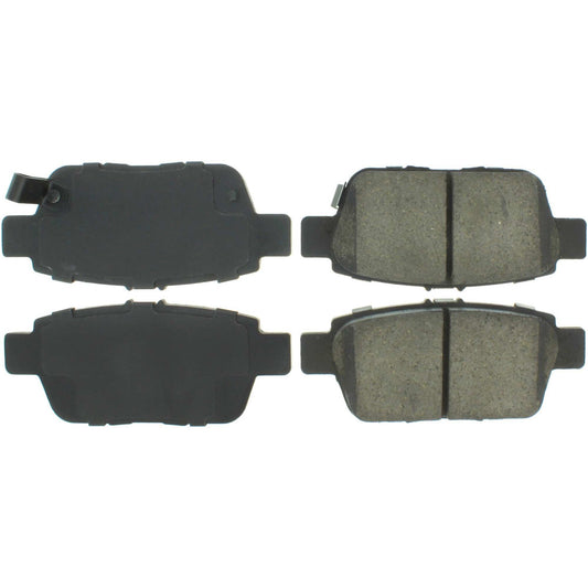 Top View of Rear Disc Brake Pad Set CENTRIC 300.11030