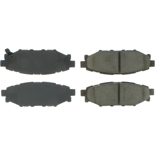 Top View of Rear Disc Brake Pad Set CENTRIC 300.11140