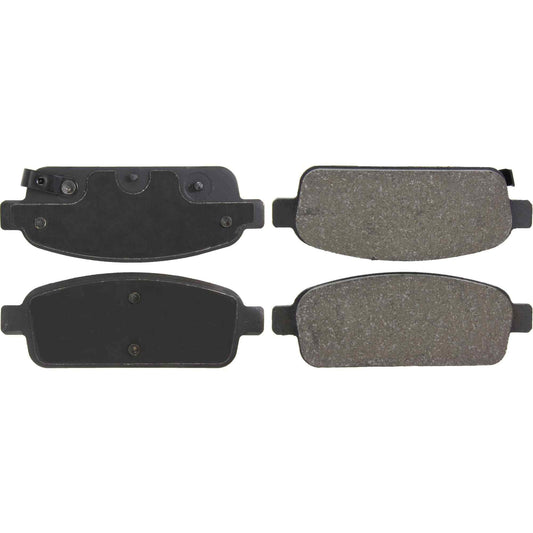 Top View of Rear Disc Brake Pad Set CENTRIC 300.14680