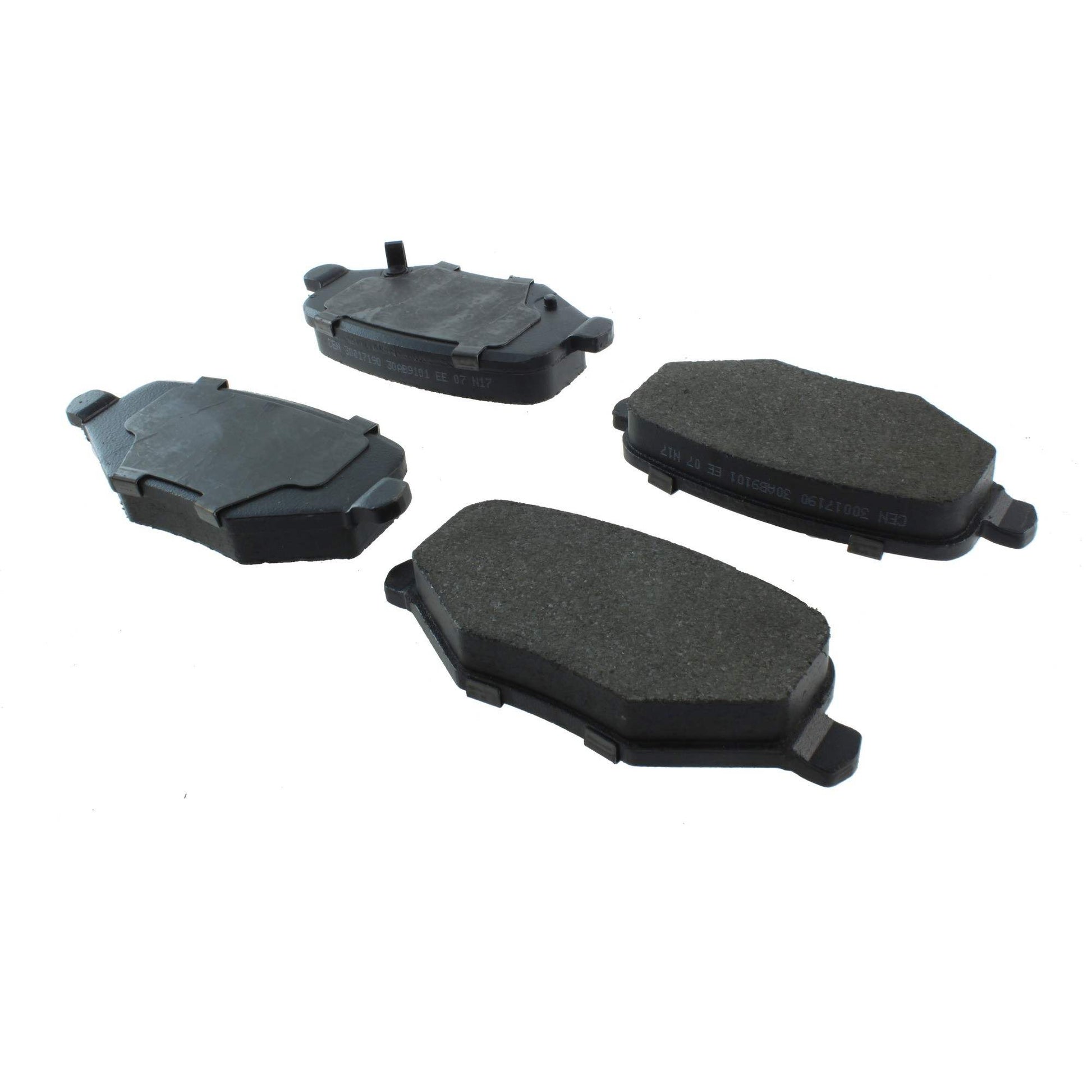 Angle View of Rear Disc Brake Pad Set CENTRIC 300.17190