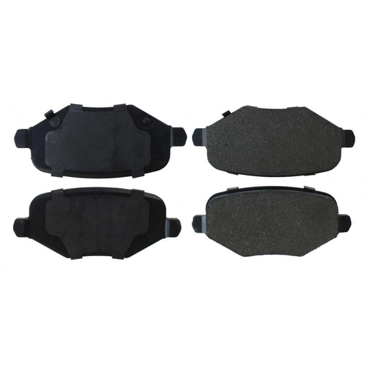 Top View of Rear Disc Brake Pad Set CENTRIC 300.17190