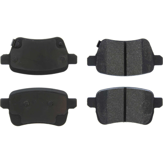 Top View of Rear Disc Brake Pad Set CENTRIC 300.17220