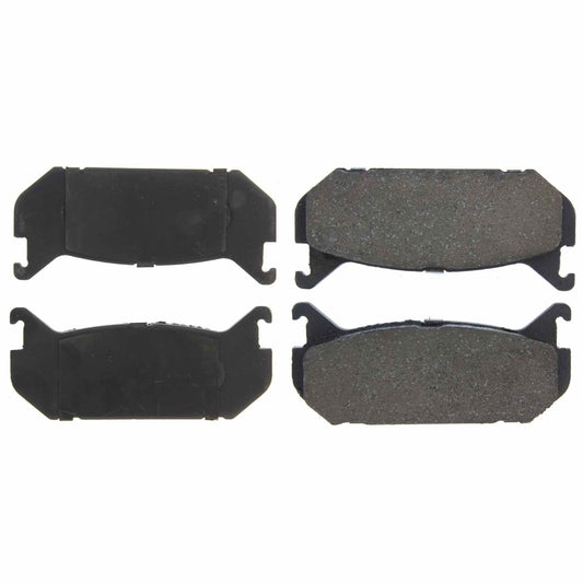 Top View of Rear Disc Brake Pad Set CENTRIC 301.05840