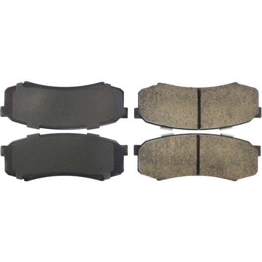 Top View of Rear Disc Brake Pad Set CENTRIC 301.06060