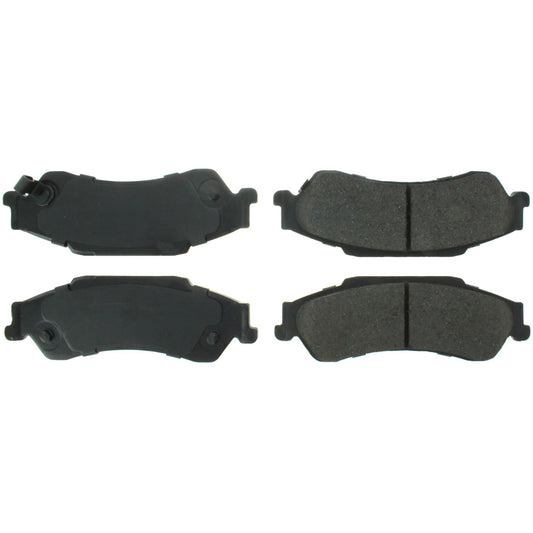 Top View of Rear Disc Brake Pad Set CENTRIC 301.07290