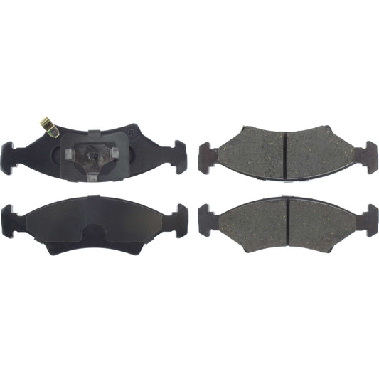 Top View of Front Disc Brake Pad Set CENTRIC 301.07660