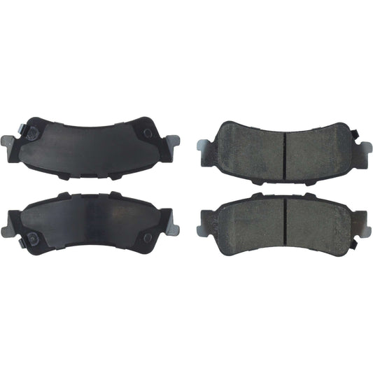 Top View of Rear Disc Brake Pad Set CENTRIC 301.07921