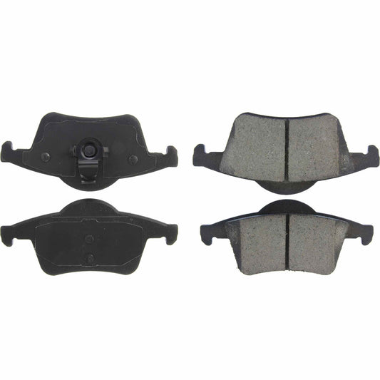 Top View of Rear Disc Brake Pad Set CENTRIC 301.07950