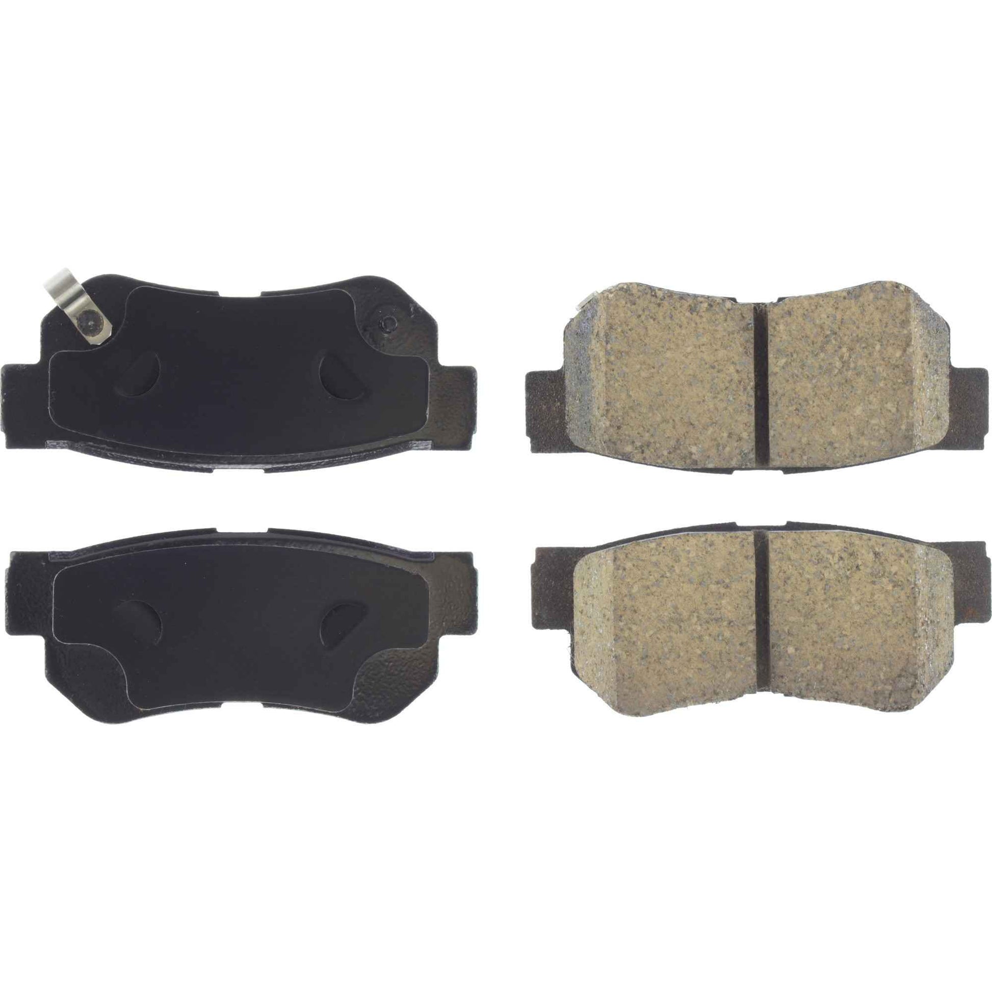 Top View of Rear Disc Brake Pad Set CENTRIC 301.08130