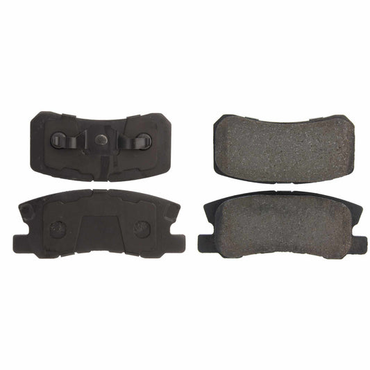 Top View of Rear Disc Brake Pad Set CENTRIC 301.08680