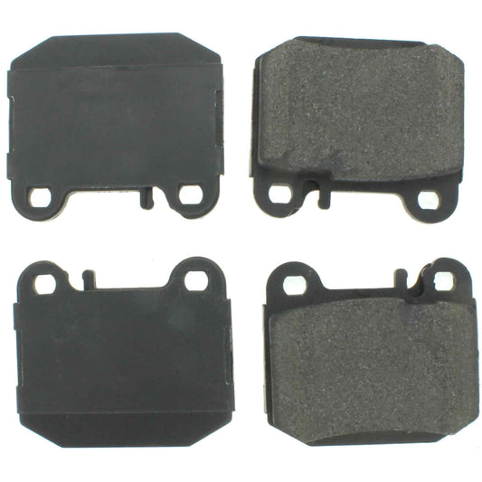 Top View of Rear Disc Brake Pad Set CENTRIC 301.08740