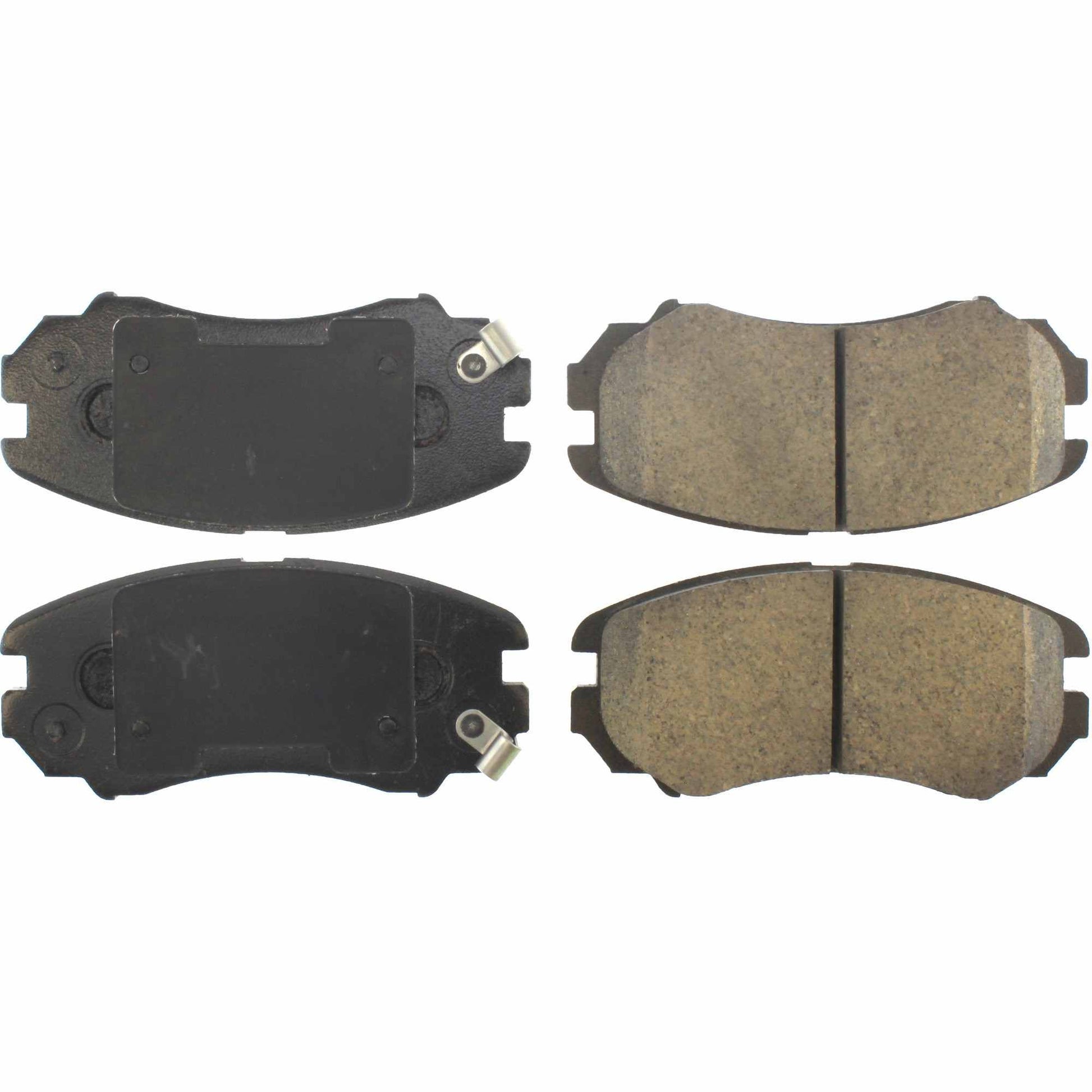 Top View of Front Disc Brake Pad Set CENTRIC 301.09240