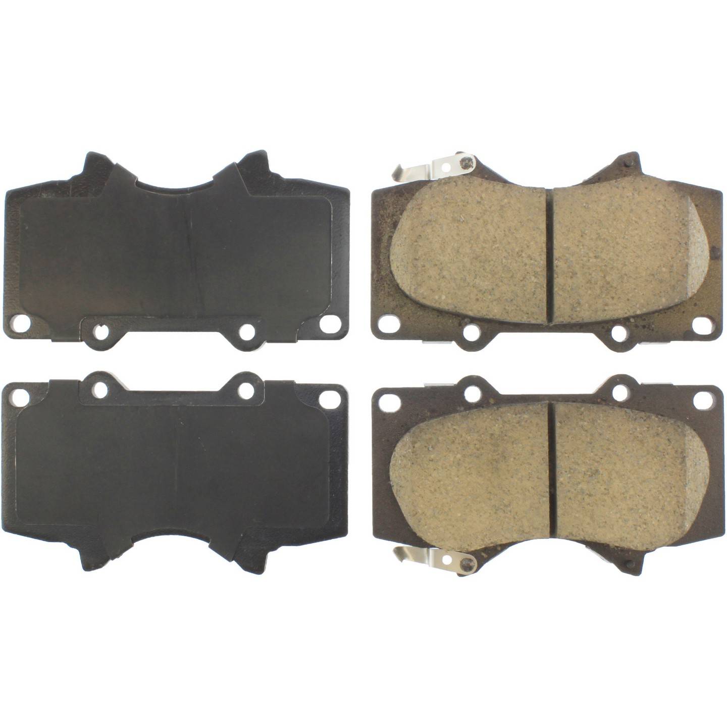 Top View of Front Disc Brake Pad Set CENTRIC 301.09760