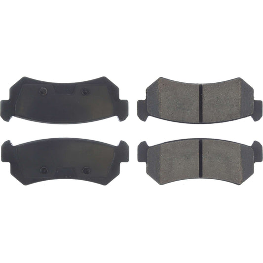 Top View of Rear Disc Brake Pad Set CENTRIC 301.10360