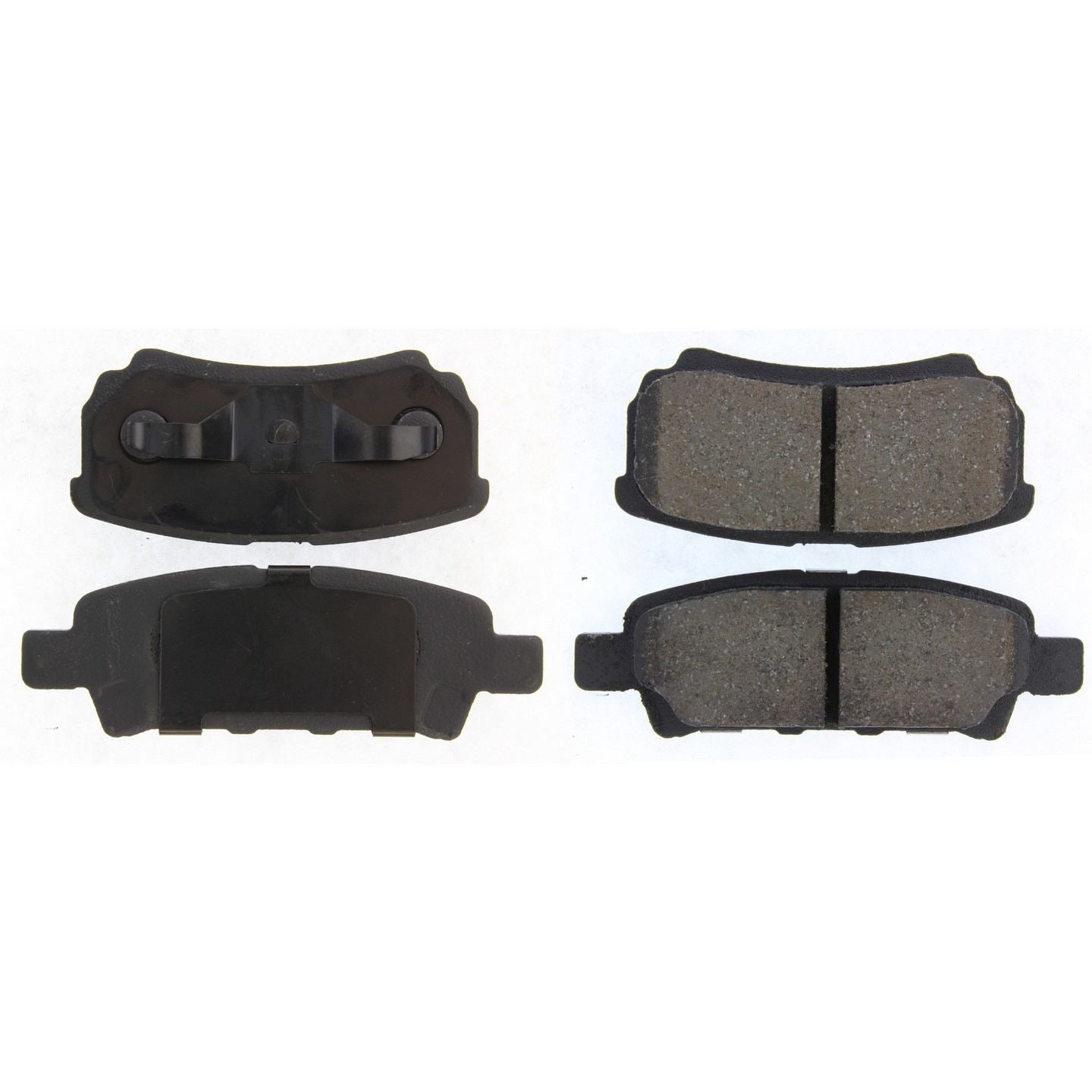 Top View of Rear Disc Brake Pad Set CENTRIC 301.10370